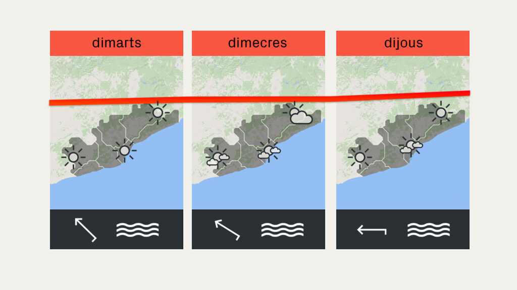Previsió del temps per a dilluns, 14 d’agost: quatre núvols decoratius | previsió del temps