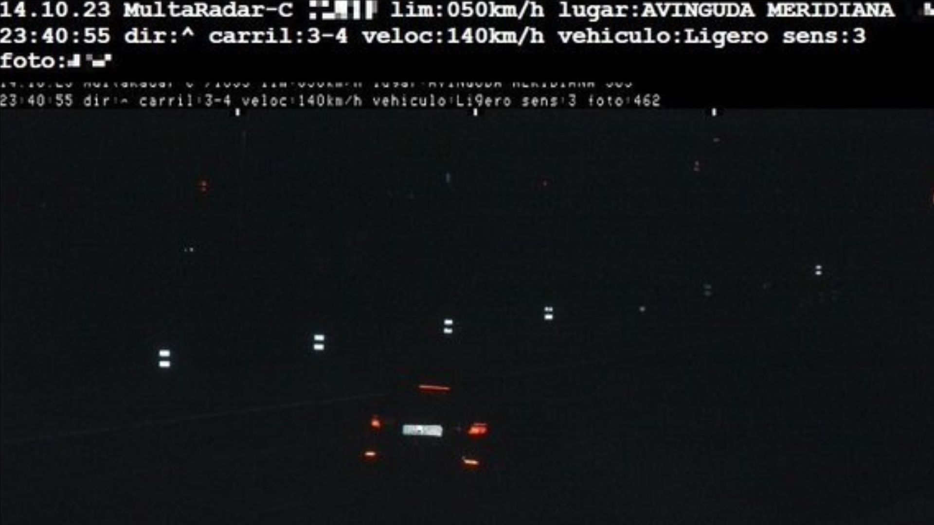 Enxampat un conductor que circulava a 140 km/h per la Meridiana | Guàrdia Urbana