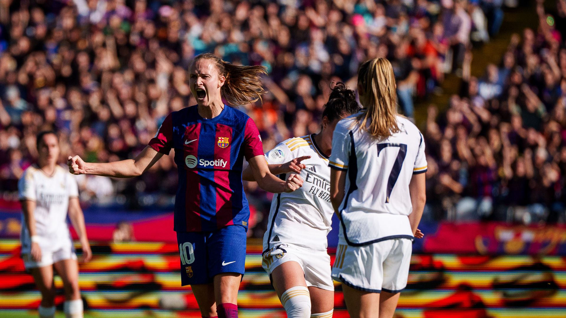 Victòria del barça al clàssic amb una maneta