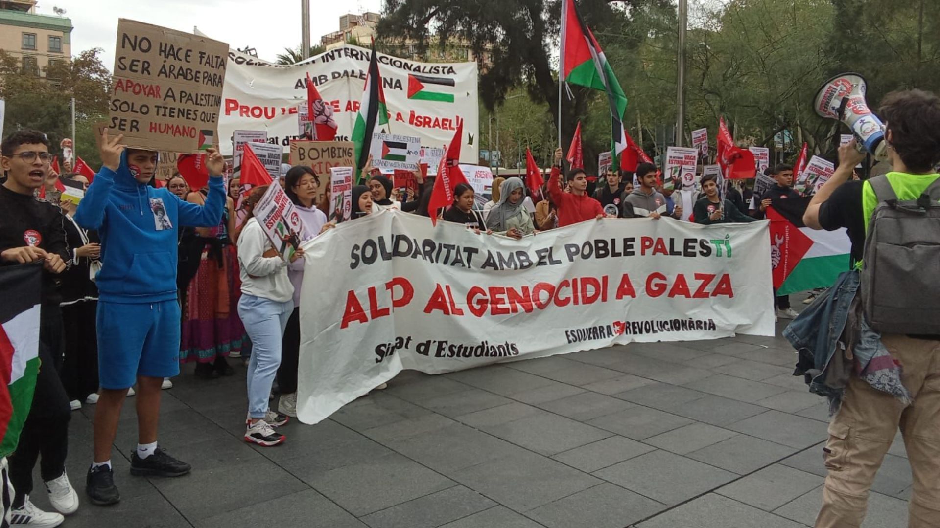 Els estudiants convoquen vaga general el 2 d'octubre contra el genocidi a Palestina | estudiants, instituts, Israel, Palestina, sindicat, vaga