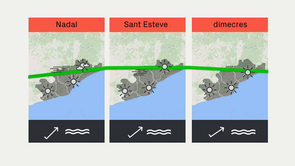 Previsió del temps per a diumenge, 24 de desembre: sense canvis | previsió del temps