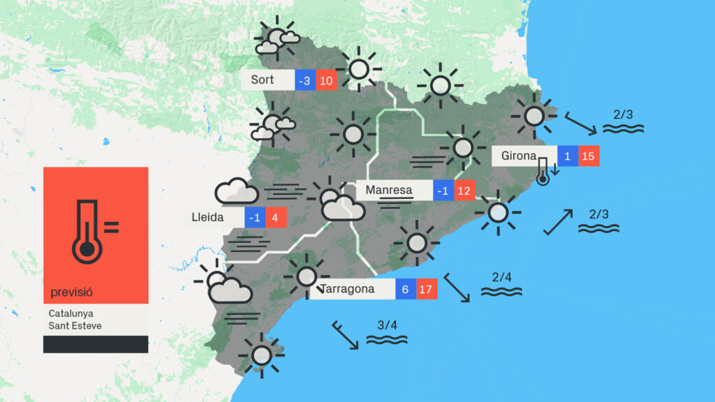 Temps pel Nadal 2023 i Sant Esteve: Quina és la previsió per als festius del 25 i 26 de desembre? | meteorologia, Nadal, previsió del temps