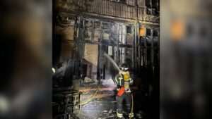 Incendi a l’emblemàtica Casa Jaume Moysi, a la rambla de Catalunya