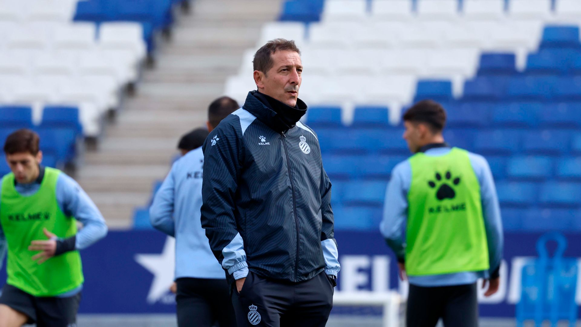 Luis Ramis entrenament Espanyol prèvia Llevant