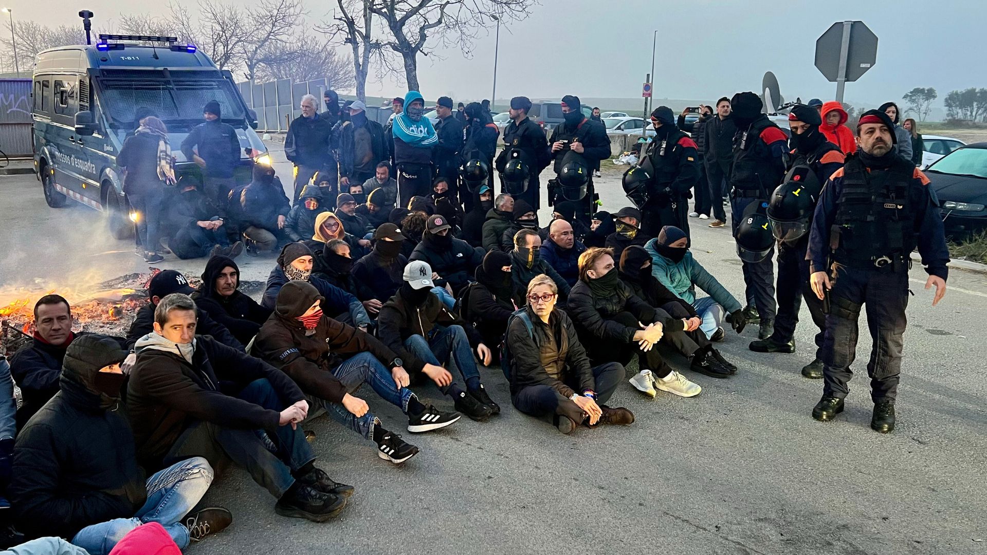 protesta funcionaris presons