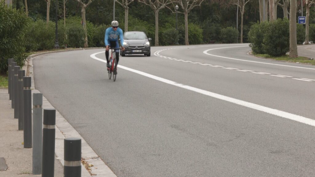 El nou carril bici de Montjuïc, aturat i sense data d'inici d'obres | bicicleta, carril bici, obres, Parc de Montjuïc