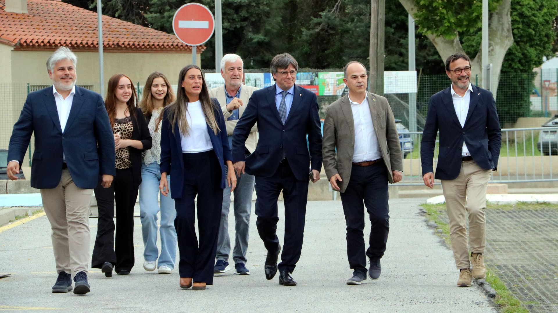 Puigdemont arriba a la seu