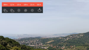 Previsió del temps per a dissabte, 15 de juny: alguns núvols i poca calor