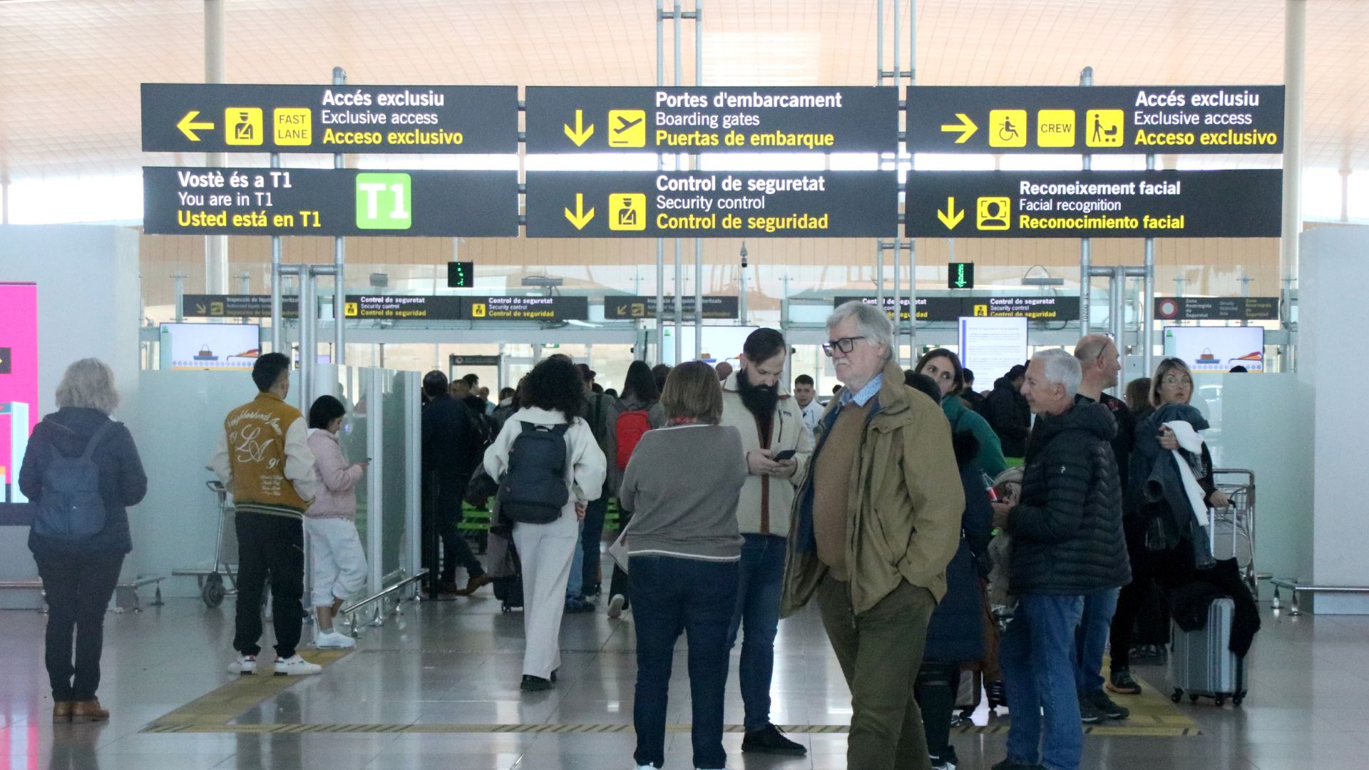 Retards aeroport de Barcelona