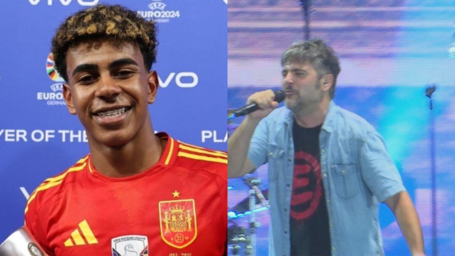 Bogeria al concert d'Estopa a amb un càntic a Lamine Yamal