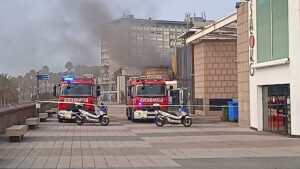 Incendi en un restaurant del passeig Marítim de la Barceloneta, sense ferits