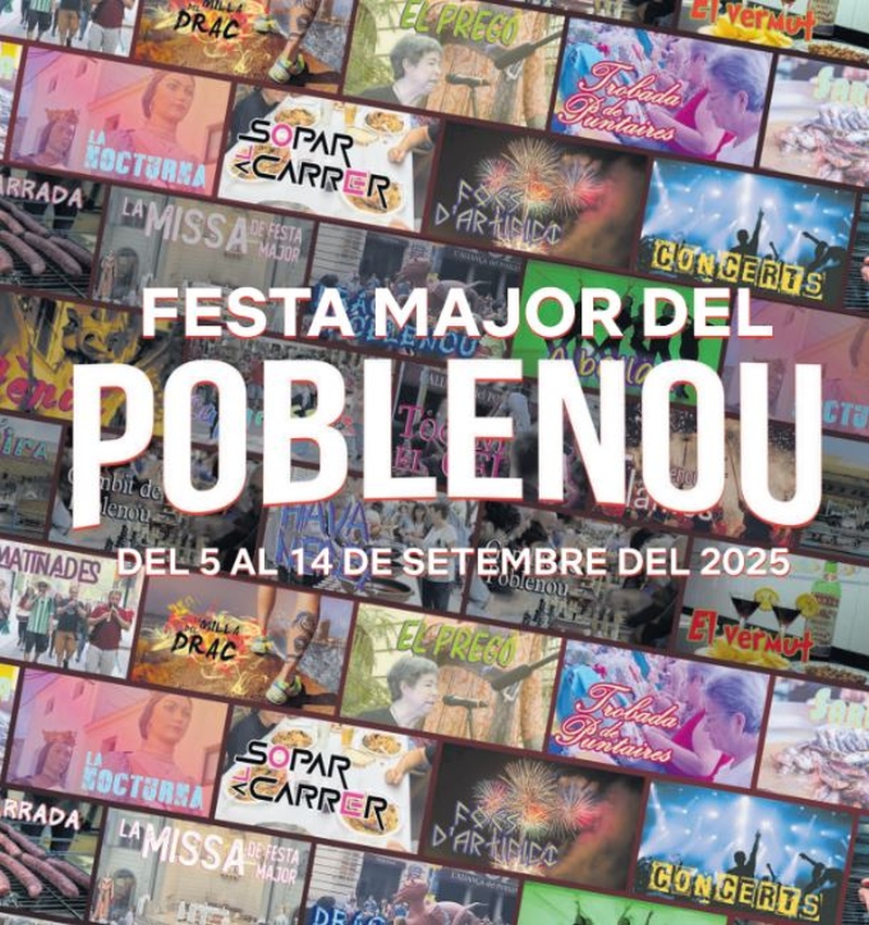 Festes del Poblenou 2025: Programa de la festa major, concerts, correfoc, focs artificials i més | agenda del cap de setmana, cultura popular, Festa Major del Poblenou, festes, festes majors