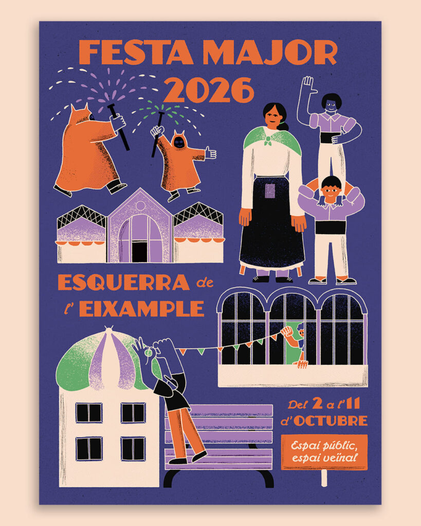 Cartell Festa Major Esquerra Eixample 2026