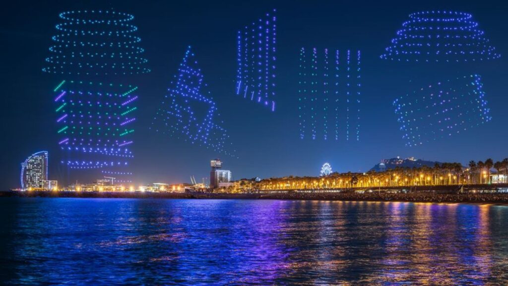 espigó gas barcelona focs artificials drons mercè