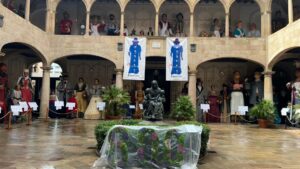 Un centenar de figures a la mostra de gegants de la Mercè 2024