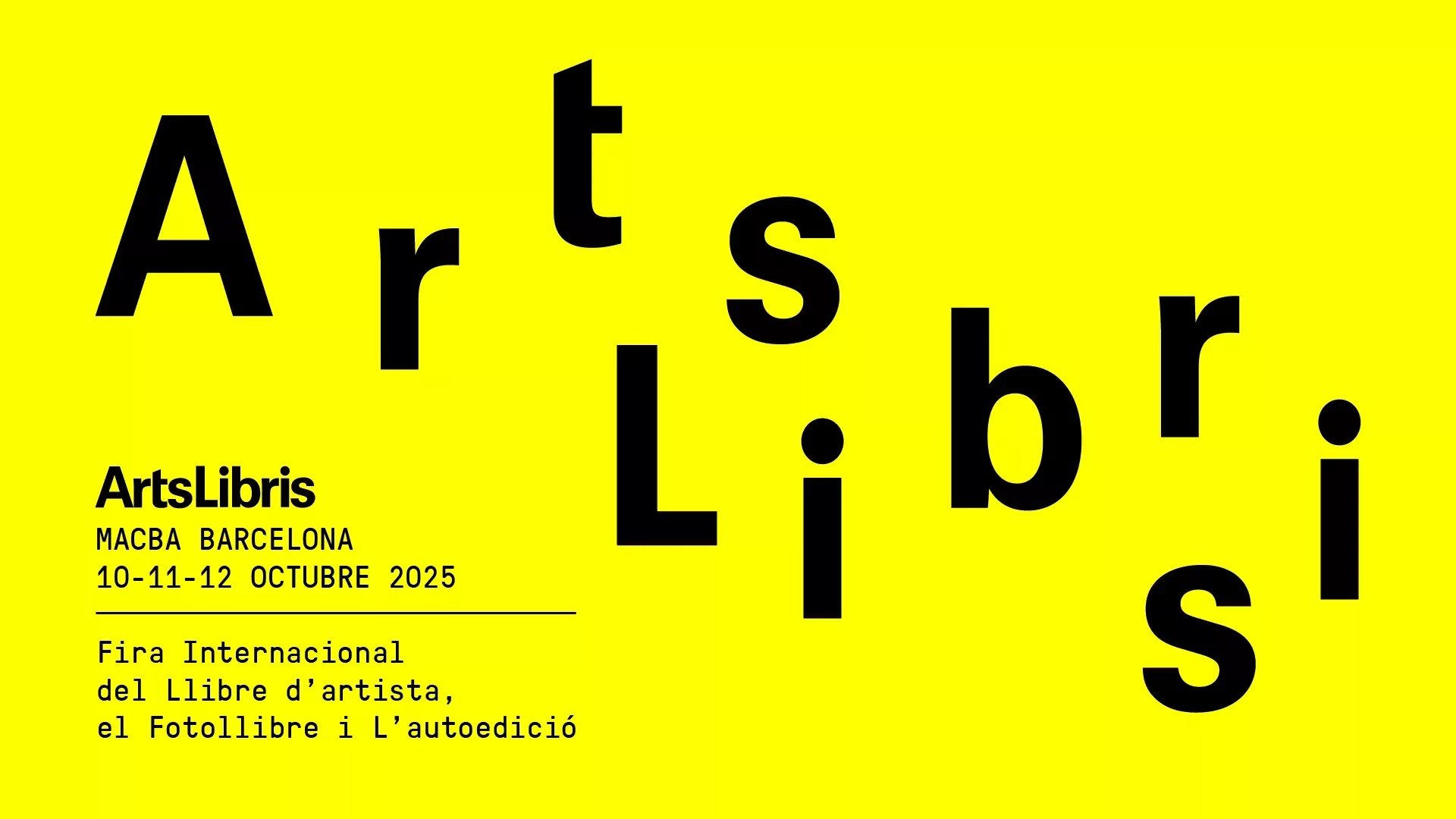 ArtsLibris Barcelona 2025: tot el que has de saber del festival | editorials, llibres, MACBA