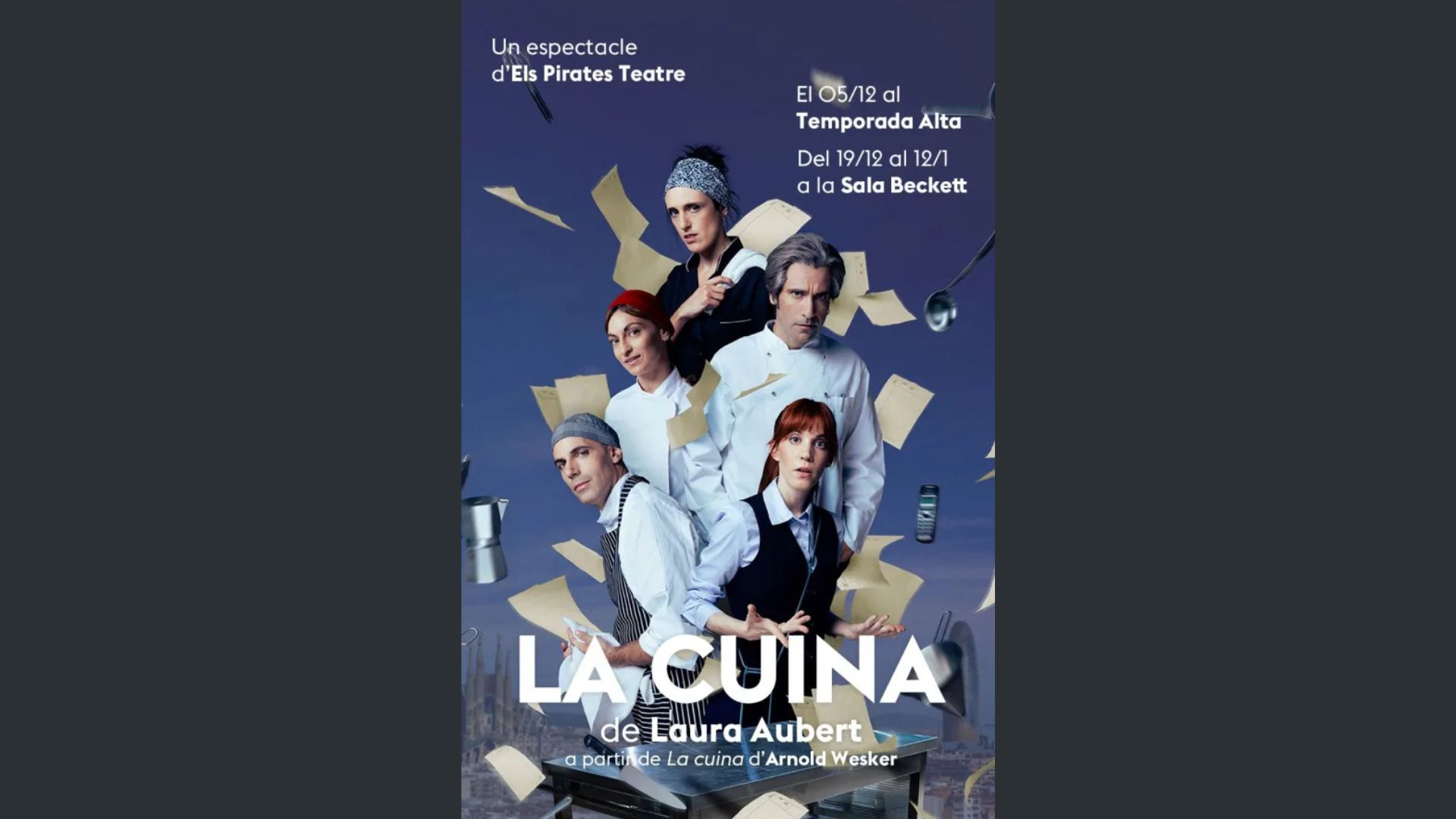 'La cuina' de Laura i Adrià Aubert s'instal·la a la Sala Beckett | arts escèniques, betevé directe, Sala Beckett