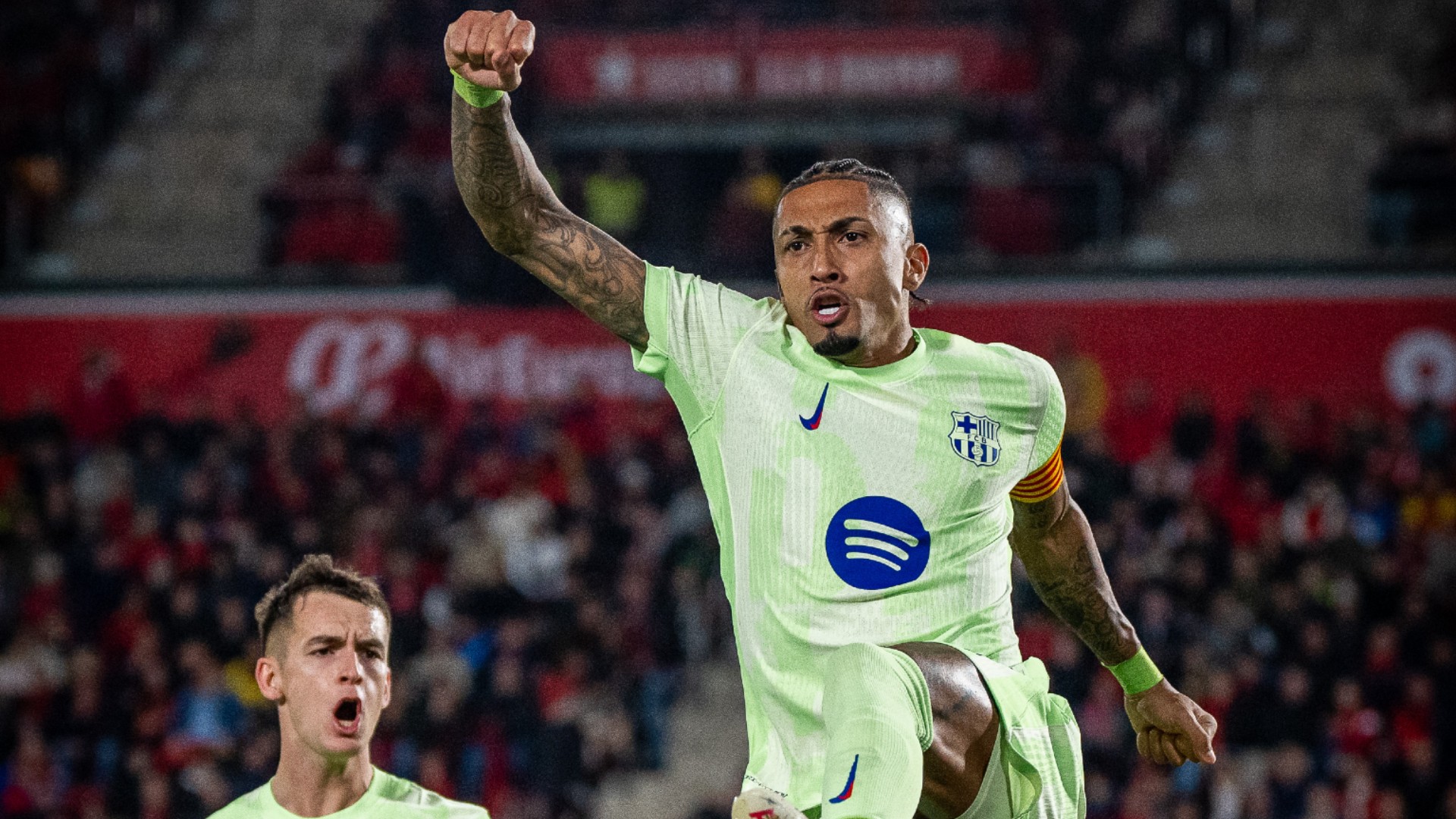 Raphinha, golejador de la victòria entre el Mallorca i el Barça