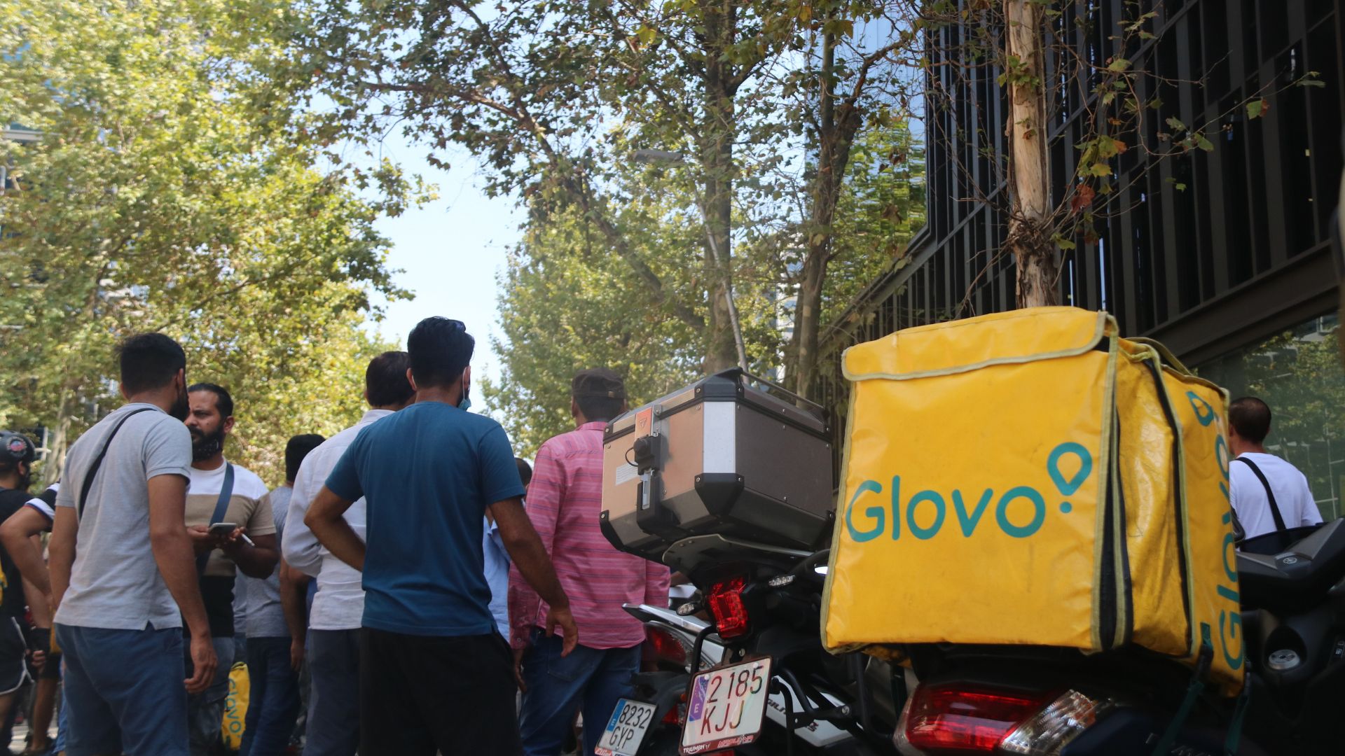 contractes glovo riders