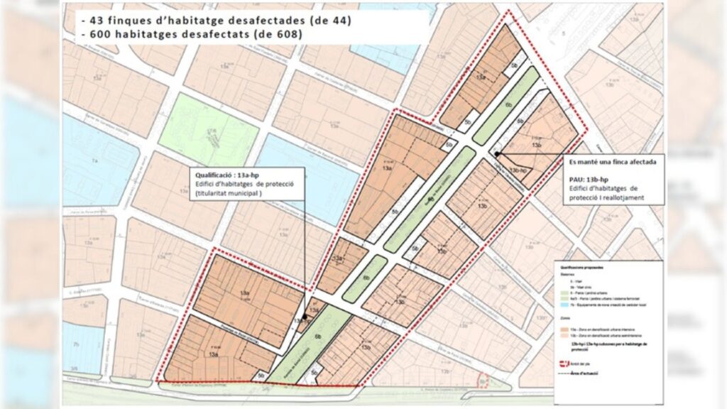 L'Ajuntament redueix al màxim el nombre d'habitatges afectats a la rambla de Badal | Ajuntament de Barcelona, habitatge públic, obres