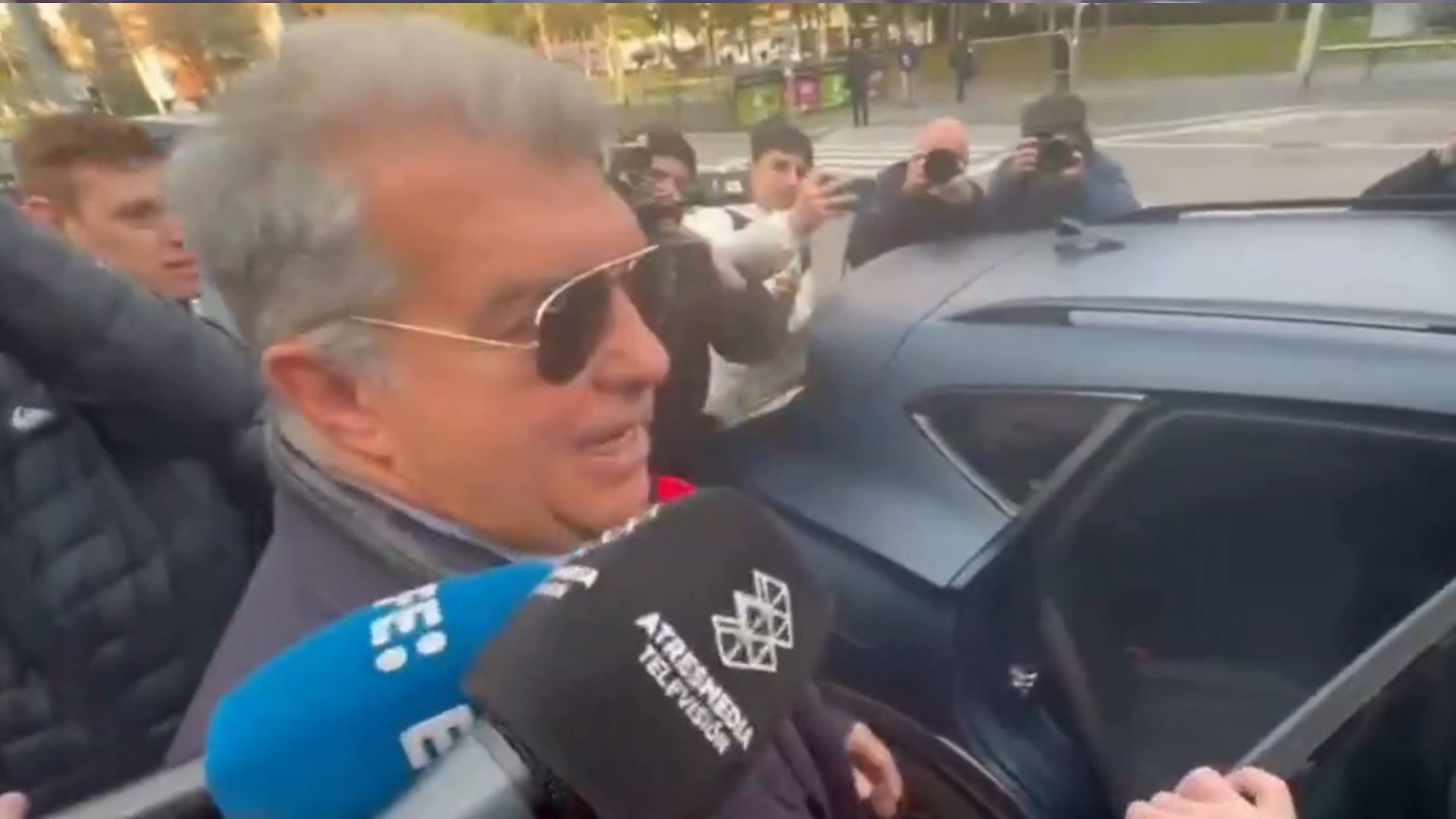 Joan Laporta esclata per l'arbitratge