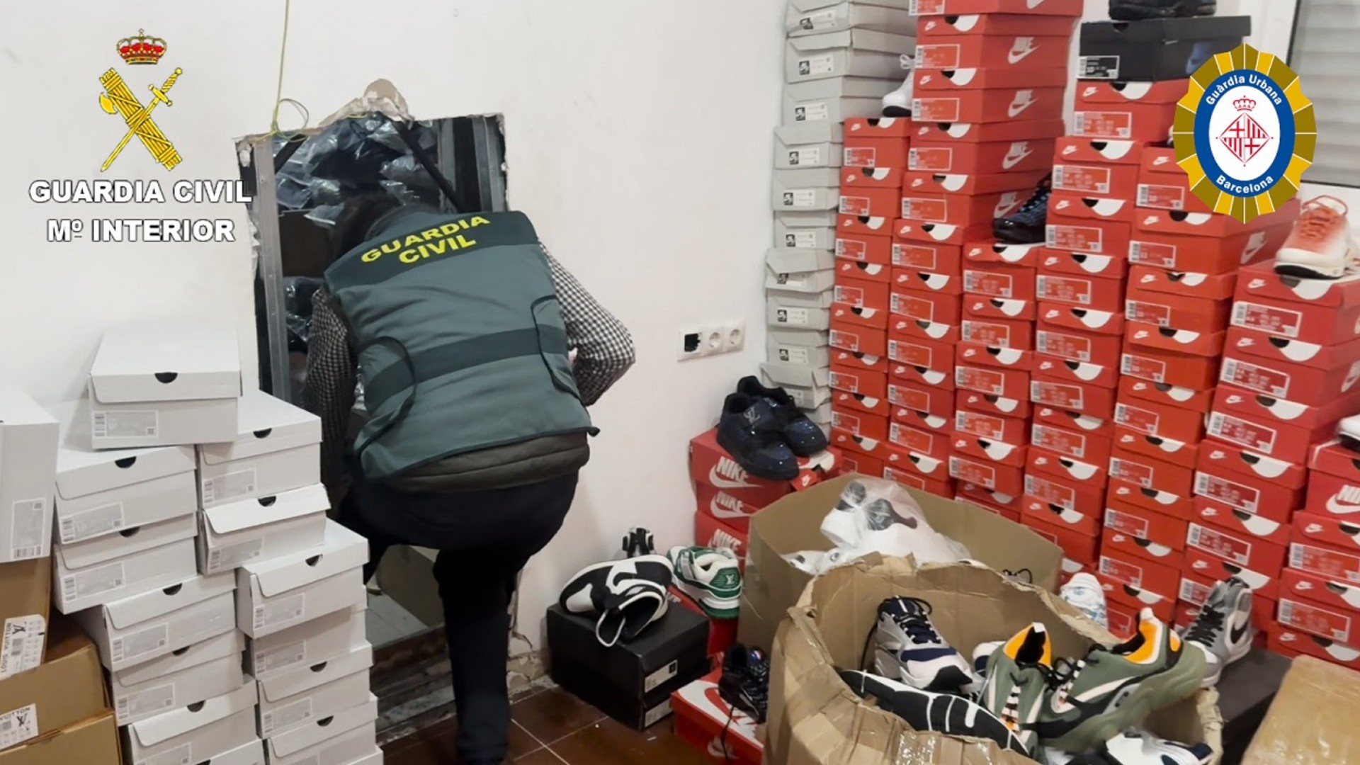 operació guardia civil urbana articles falsificats