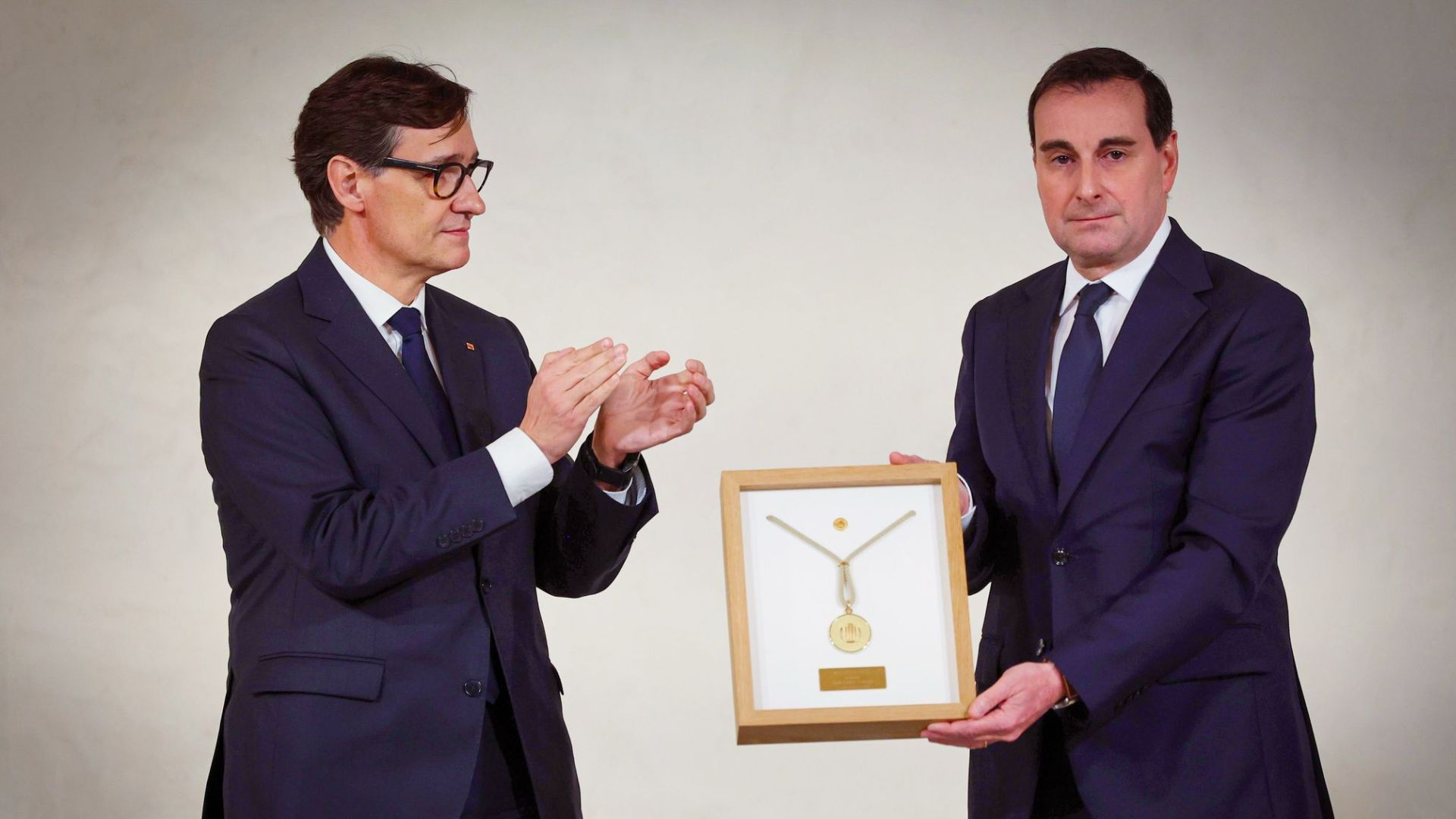 Salvador Illa i Toni Ruiz Mango