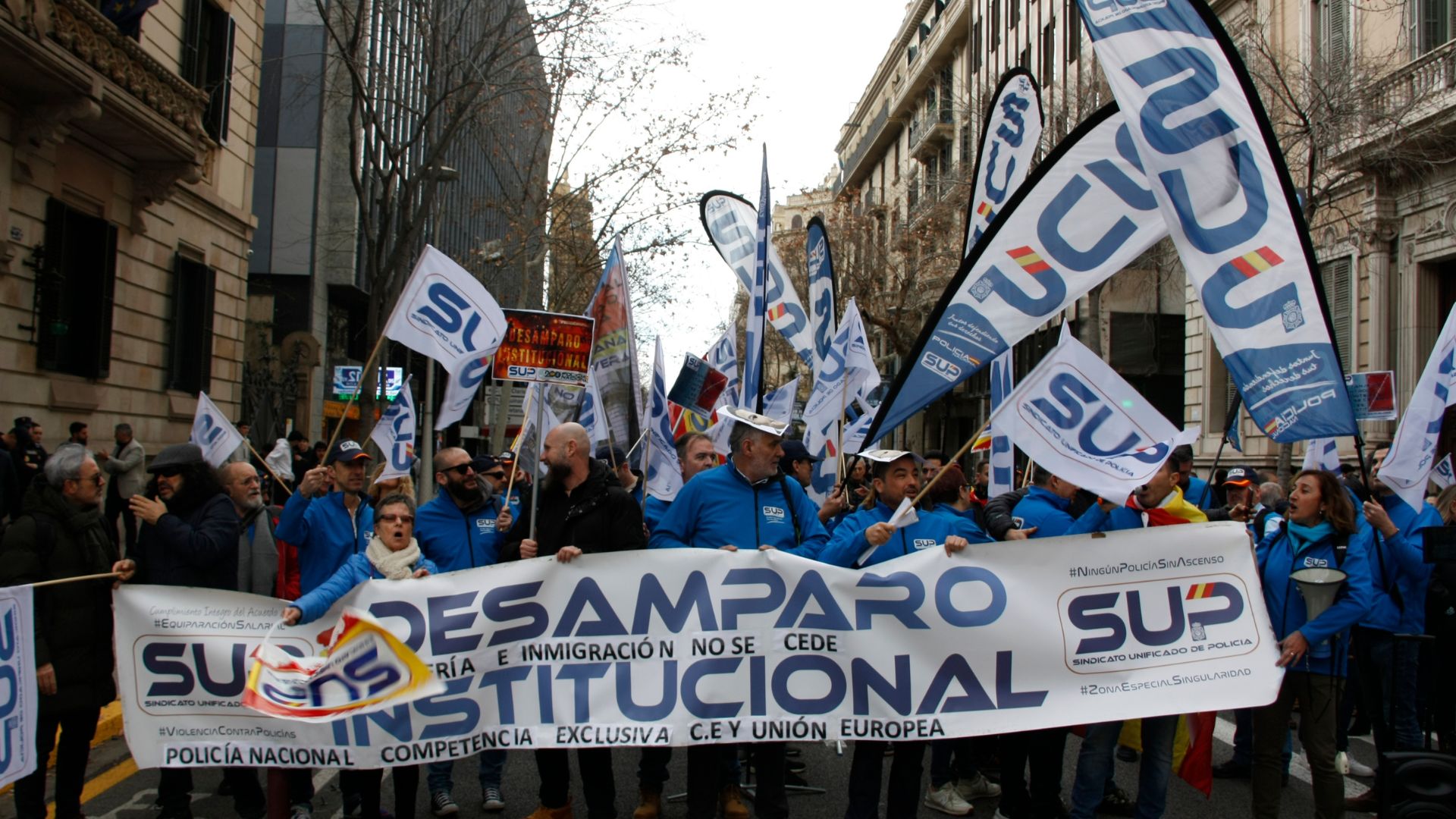 manifestacio policia nacional traspas immigracio