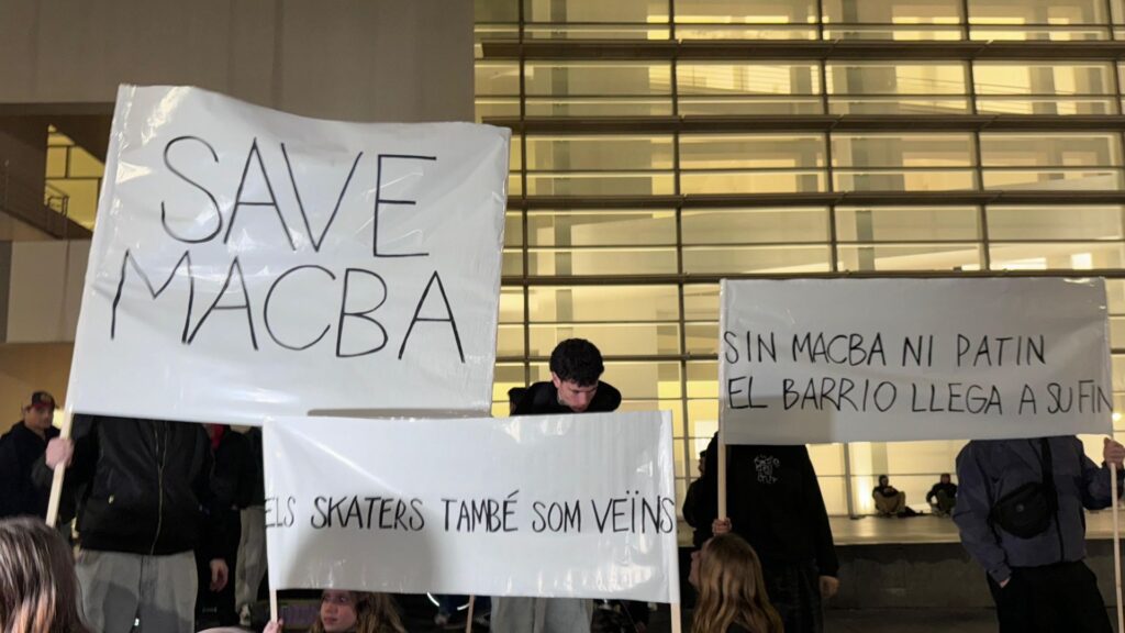 protesta obres macba