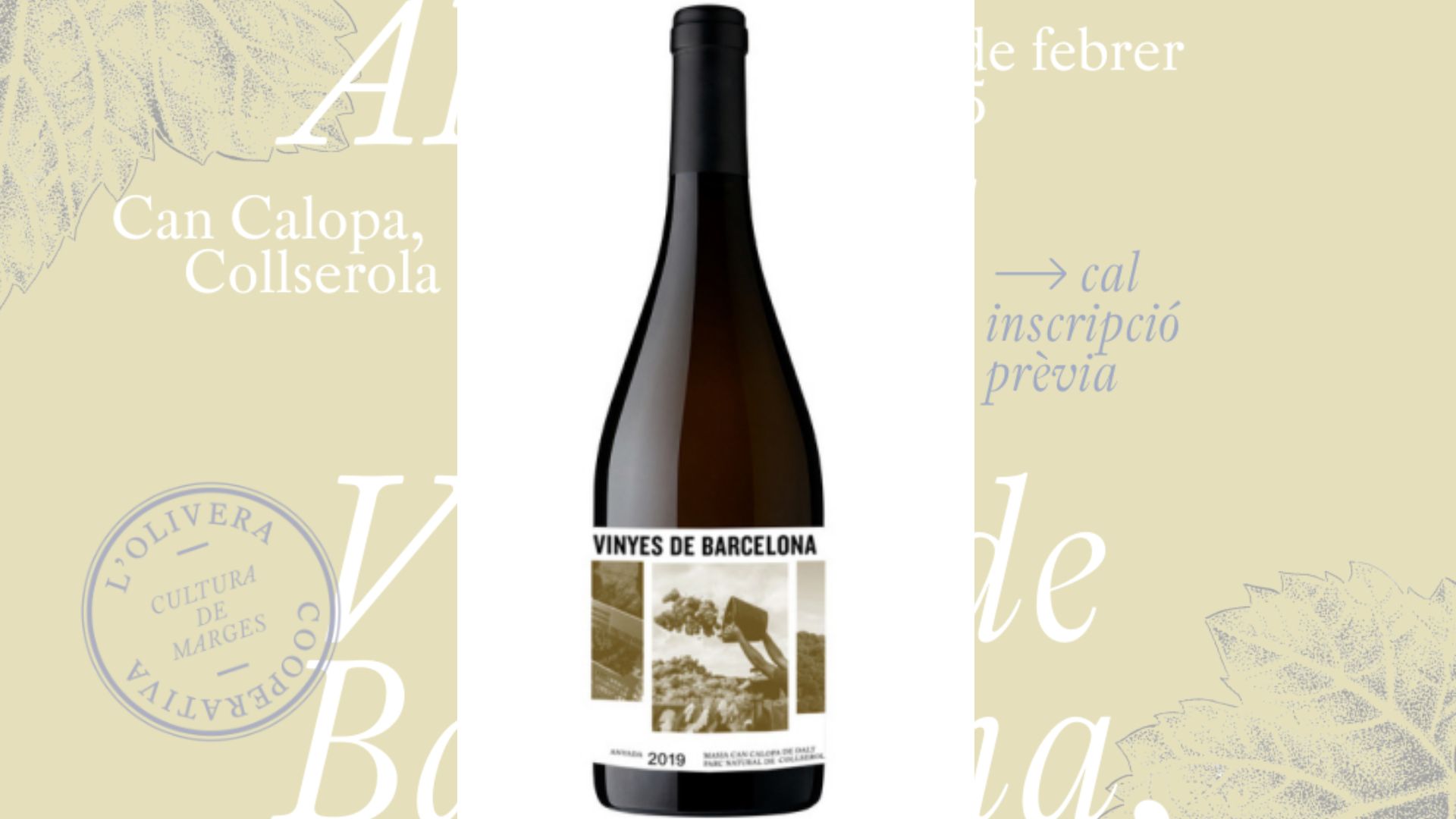 Can Calopa treu el seu primer vi blanc i el deixarà tastar per celebrar Santa Eulàlia | Collserola, Parc Natural de Collserola, vins