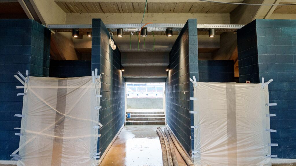 Obres Camp Nou 07-03-25 passadissos interiors
