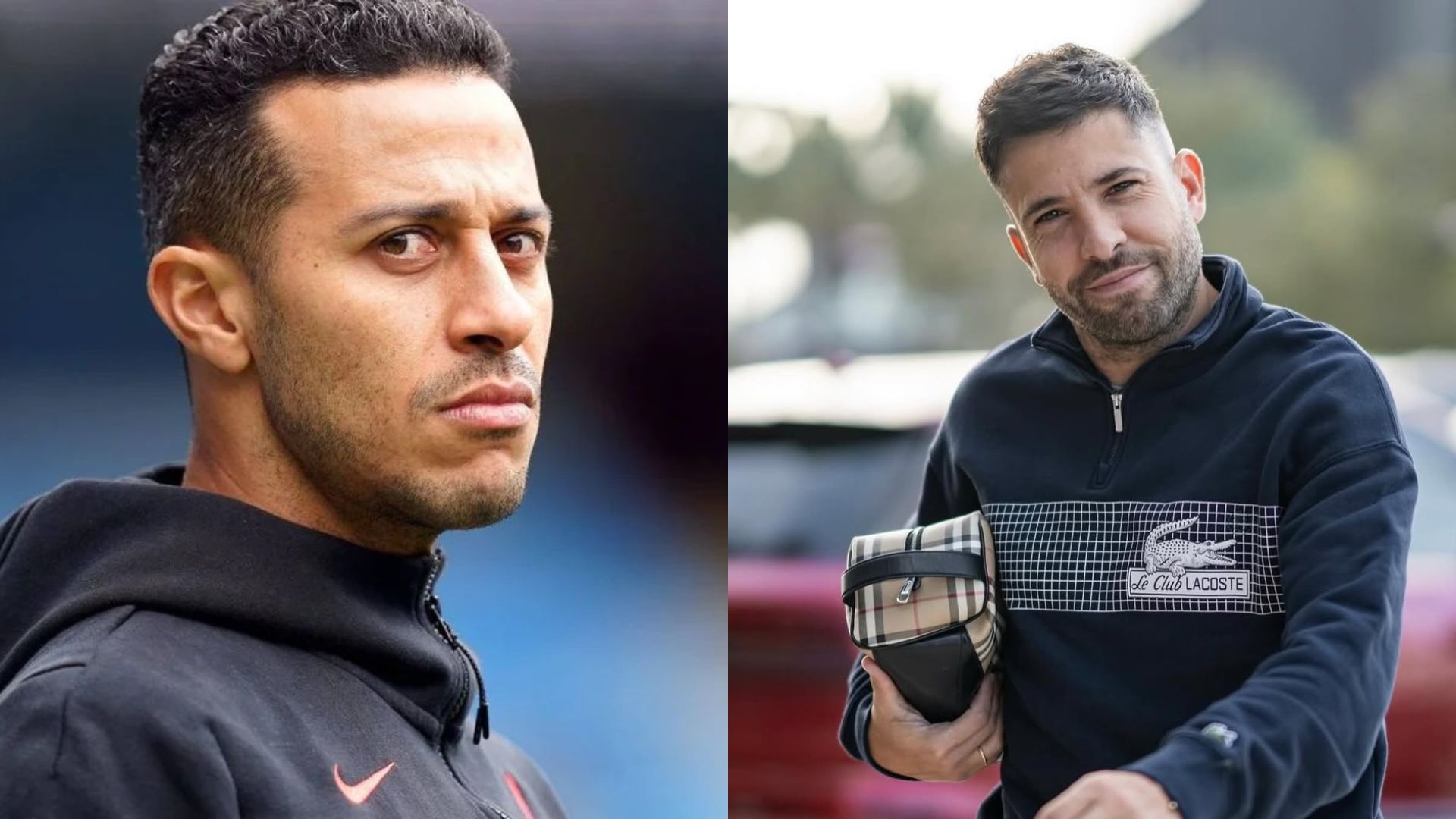 Jordi Alba i Thiago Alcántara