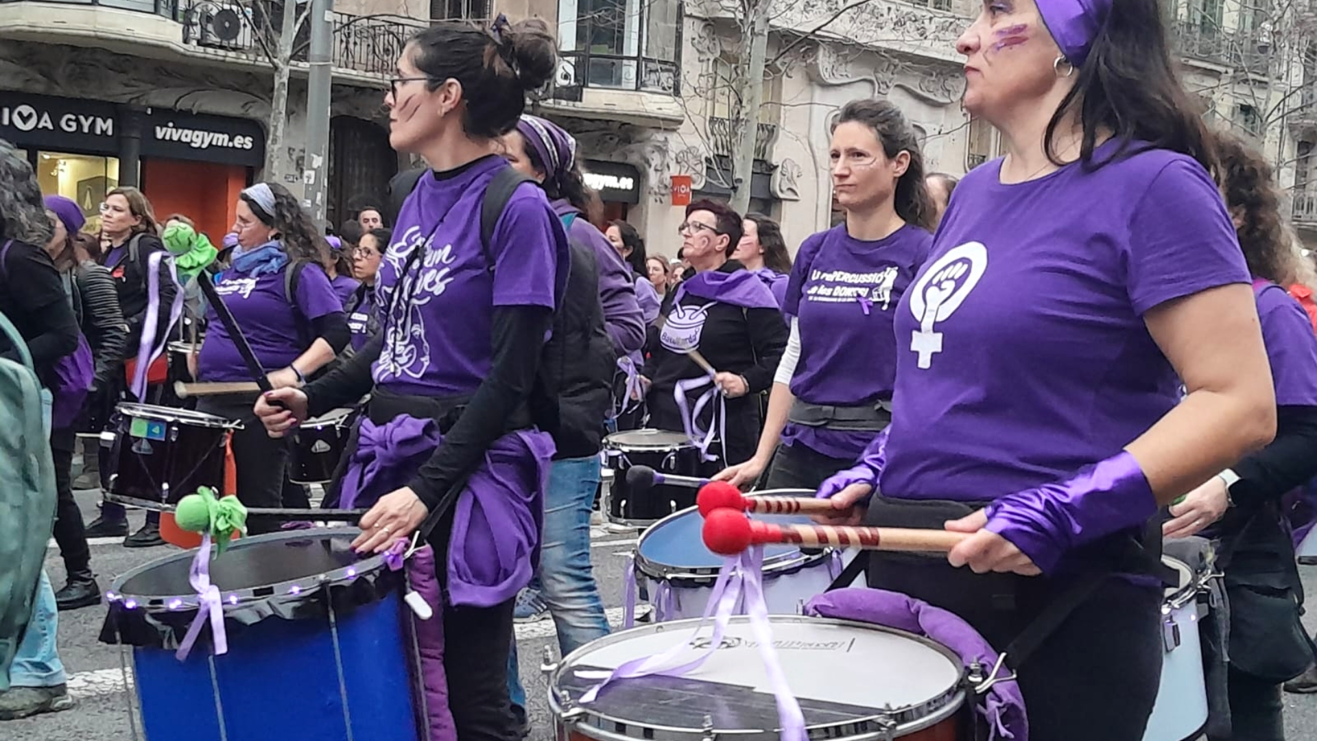 manifestació 8M Dia Internacional de les Dones