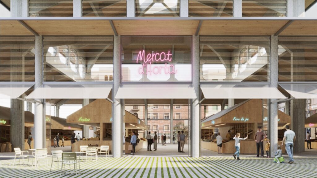 Avancen els tràmits per començar les obres del Mercat d'Horta a principis del 2026 | Ajuntament de Barcelona, mercat, obres