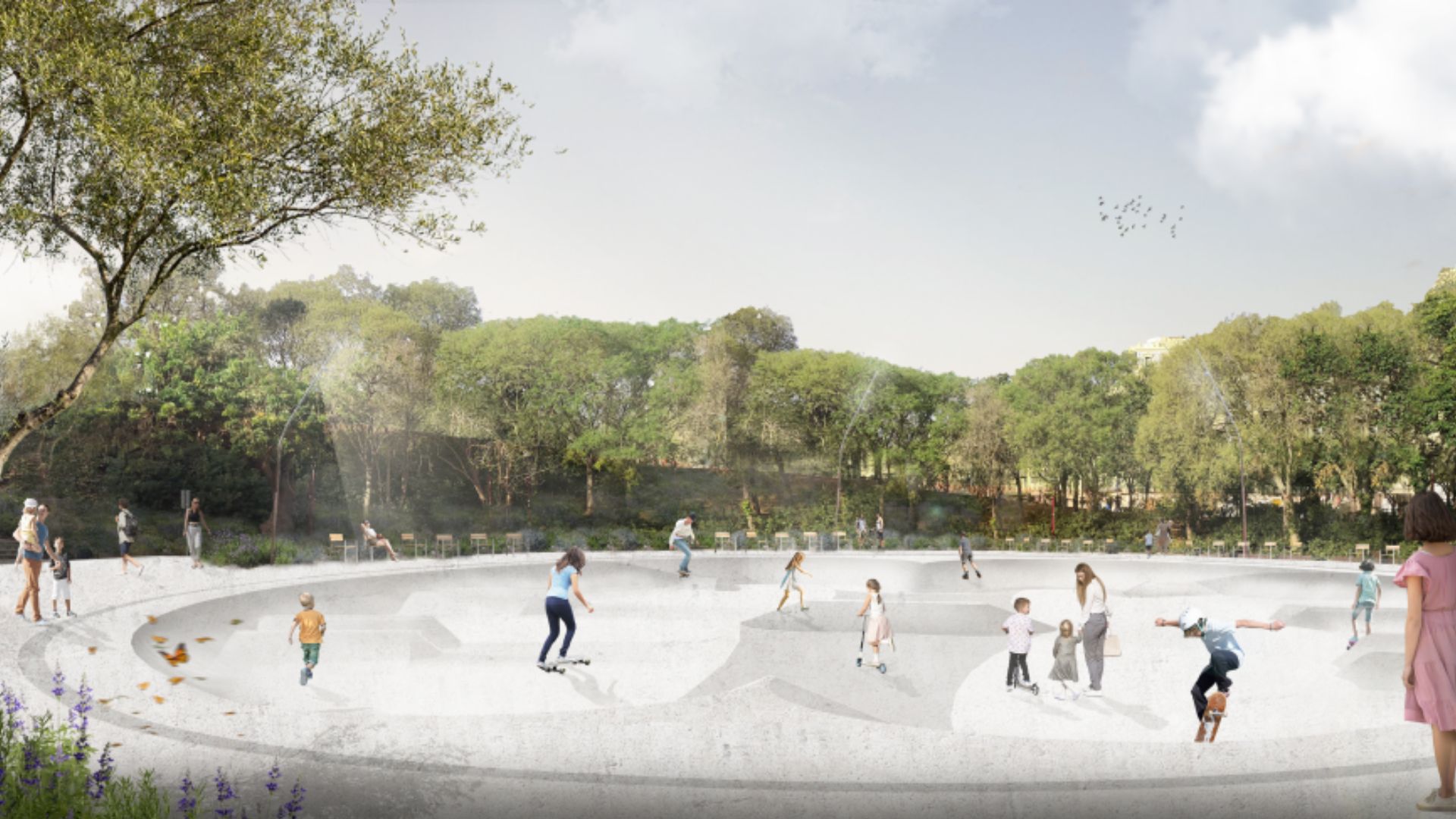 Plaça de Pablo Neruda Render