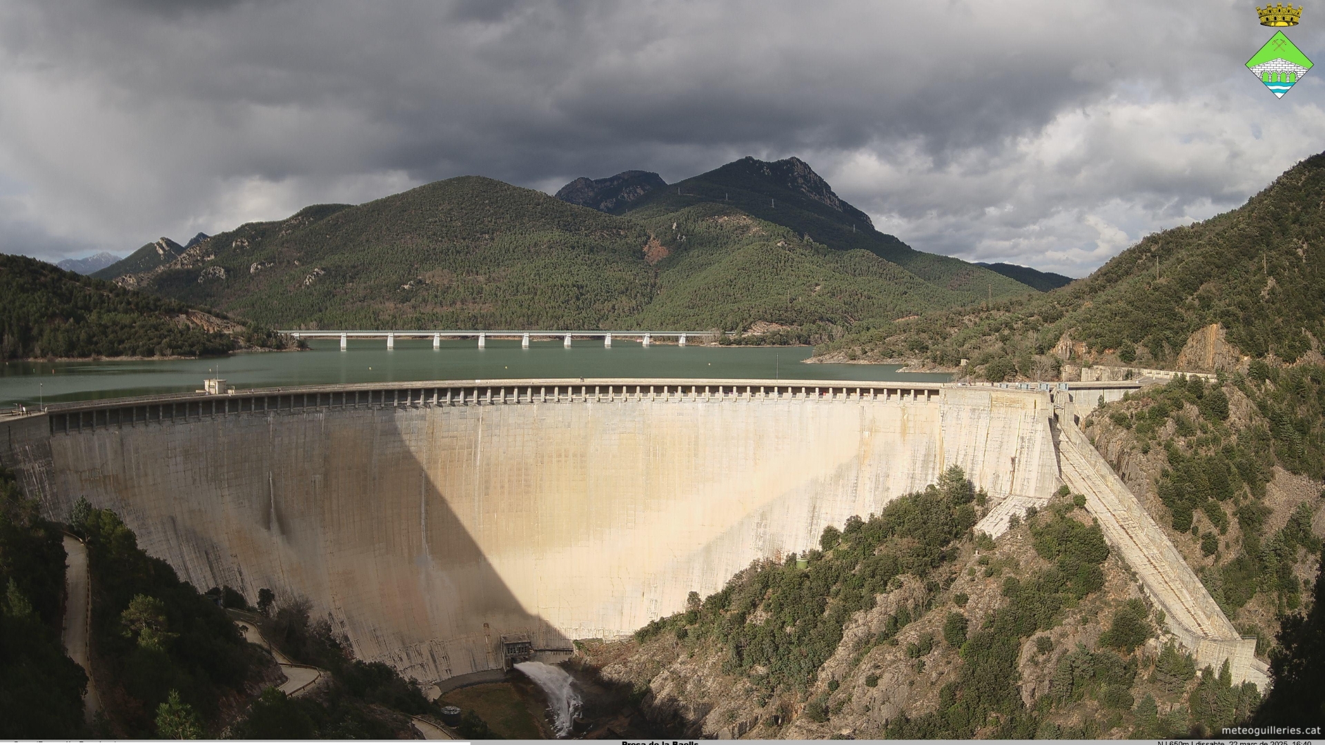 Evolució diària estat embassaments conques internes