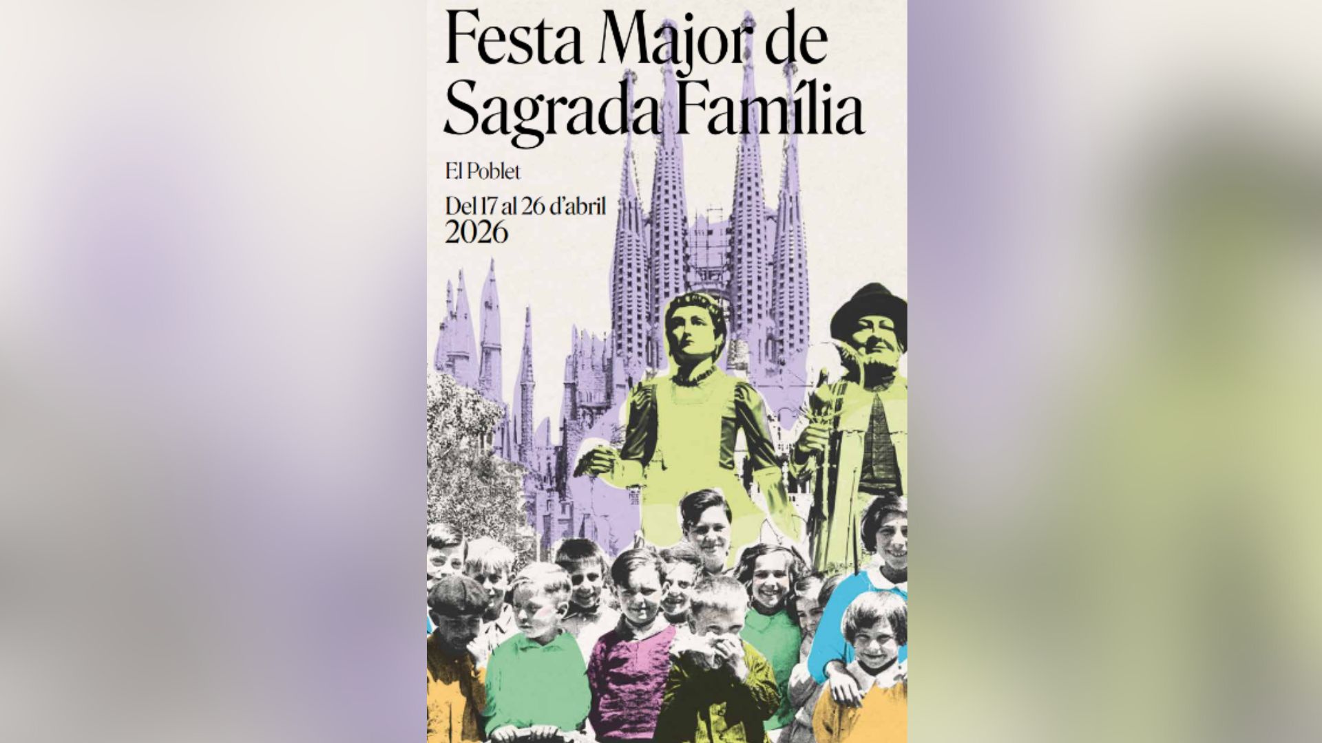 Cartell Festa Major Sagrada Família