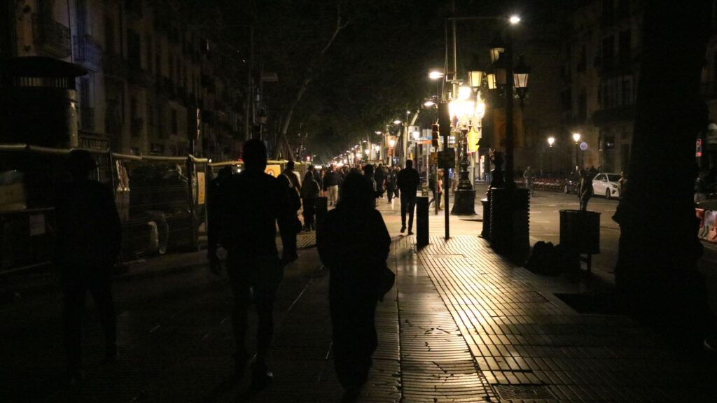 apagada barcelona rambla