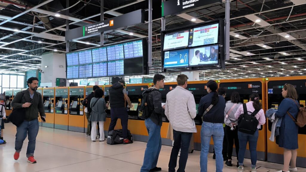 estació Sants màquines expenedores