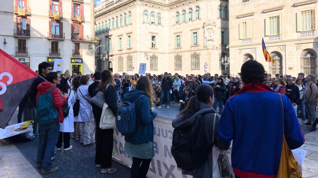 Protesta contra canvis batxillerat científic
