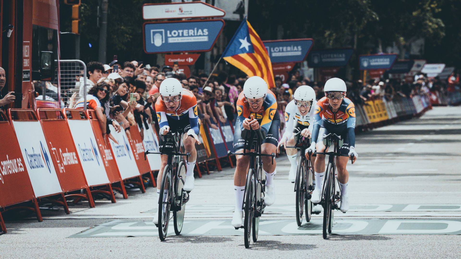 etapa 1 Barcelona contrarellotge Vuelta Ciclista Espanya 2025