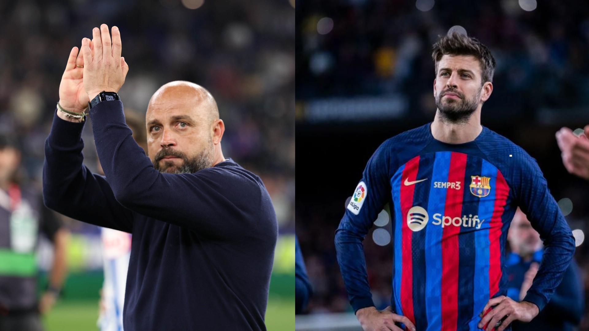 Gerard Piqué i Manolo González