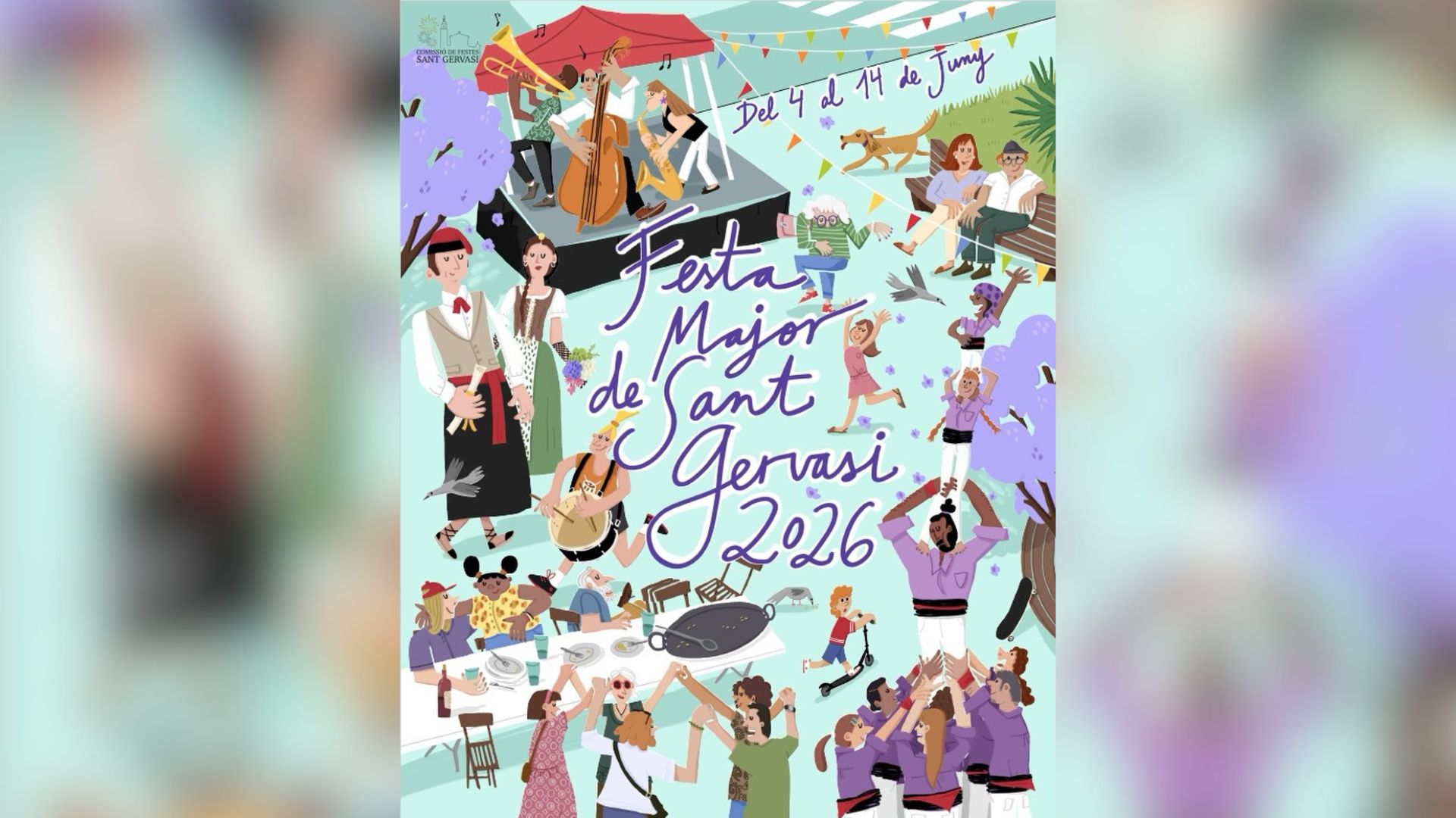 Festa Major de Sant Gervasi cartell 2026
