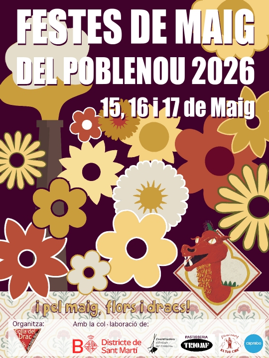 cartell festes maig poblenou 2026