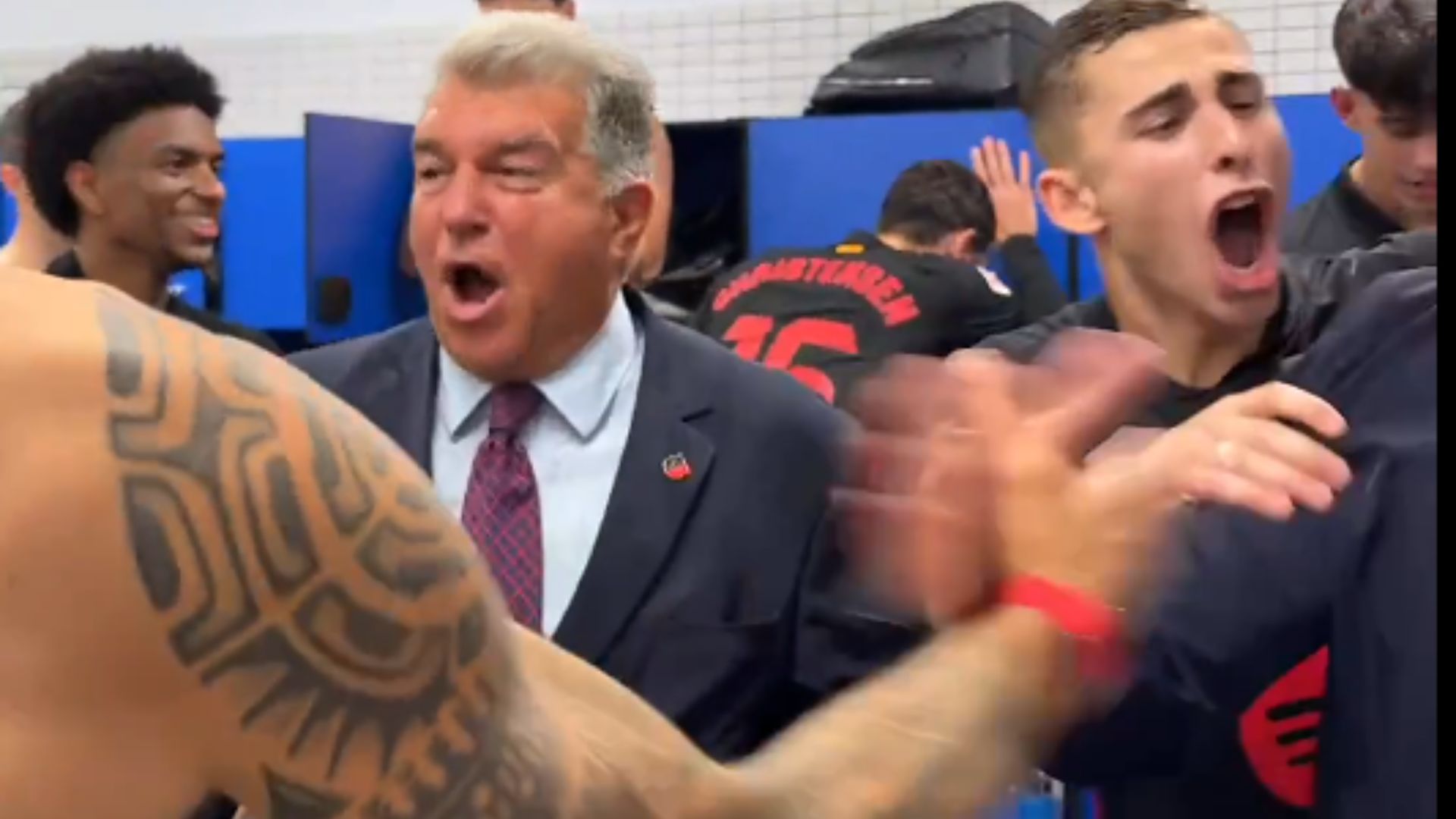 Barça celebracio laporta