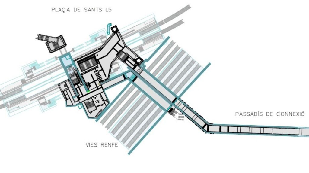 Licitades les obres per adaptar l’estació de l'L5 Plaça de Sants a partir de la tardor | Generalitat de Catalunya, L5, metro, obres
