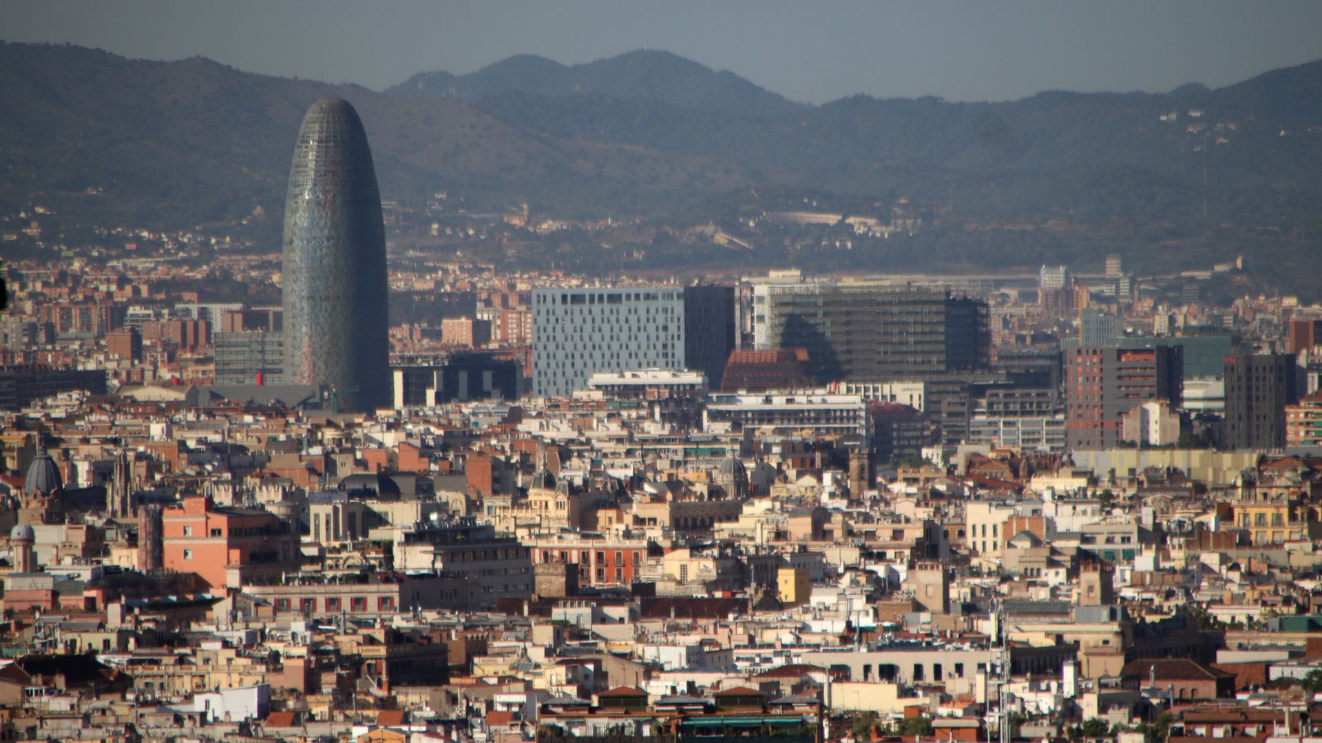 Barcelona aèria torre Glòries