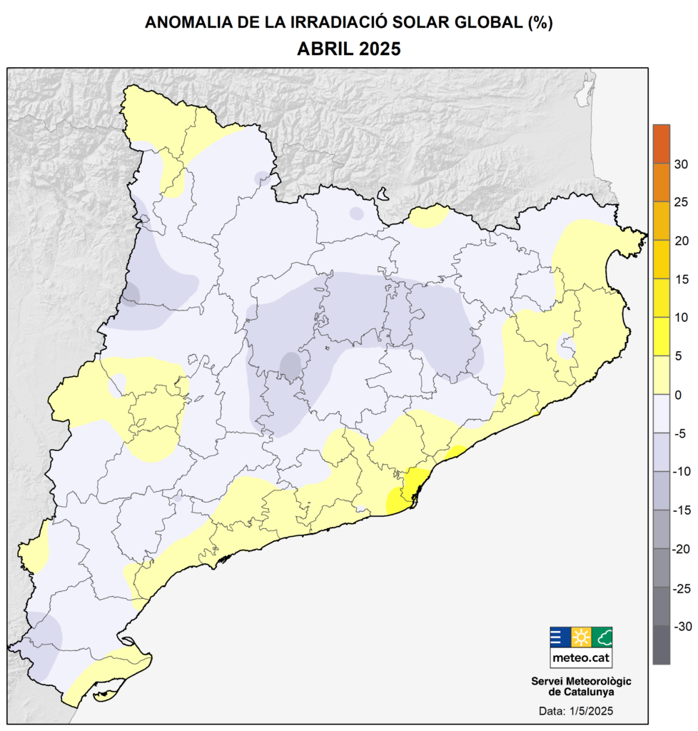 Abril sec a la costa, plujós a les capçaleres i càlid arreu | Barcelona, pluja, sequera