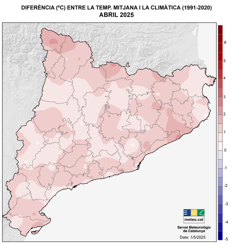 Abril sec a la costa, plujós a les capçaleres i càlid arreu | Barcelona, pluja, sequera
