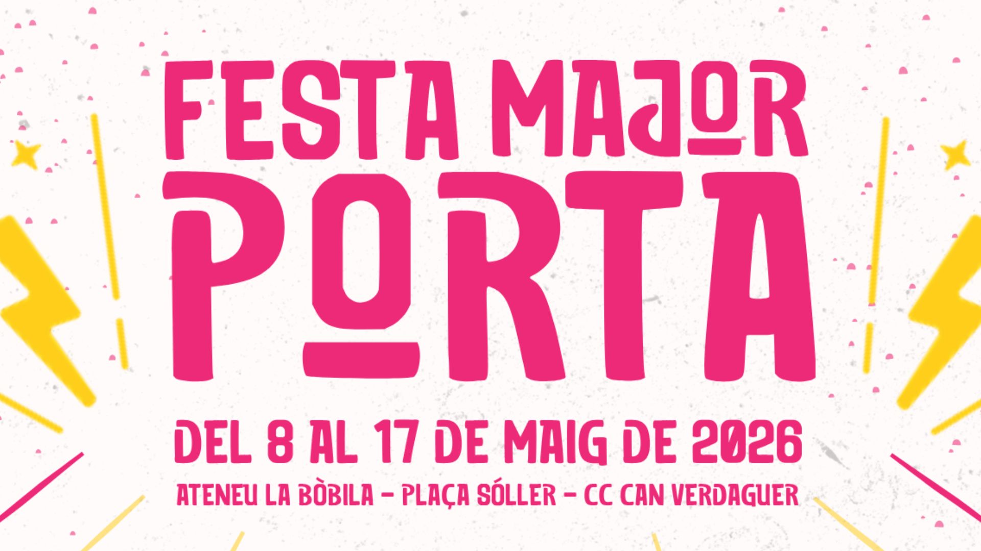 festa major de porta 2026 horitzontal